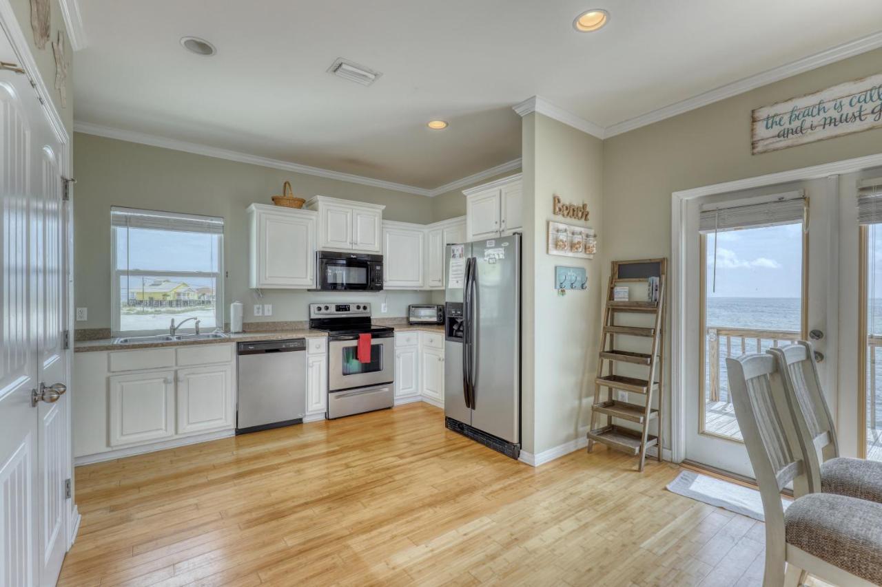 Villa Delphinus - Beachfront! And Pet Friendly! Feel The Ocean Breezed And Hear The Waves Lapping Right At Your Doorstep! Home Dauphin Island Dış mekan fotoğraf